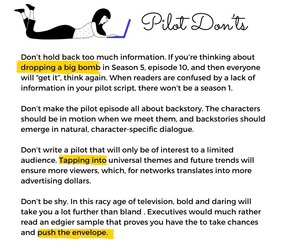 Pilot don'ts